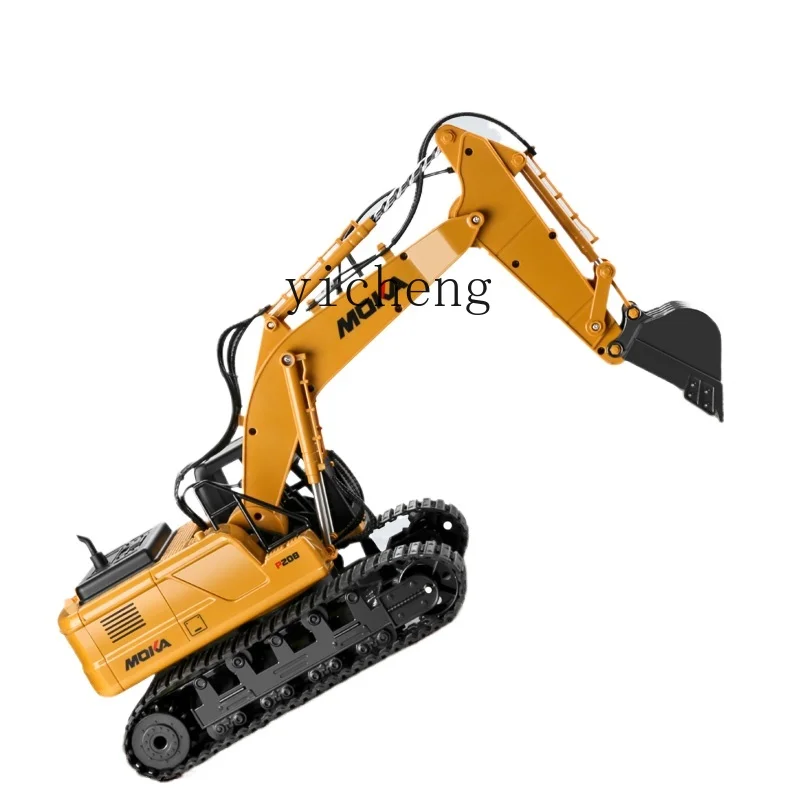 XL Alloy Large Children's Remote Control Excavator Toy Car Boy Simulation Electric Excavator