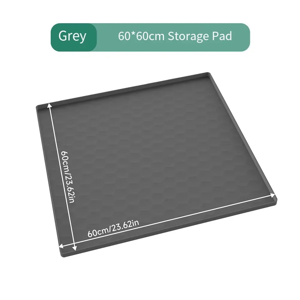 Silicone Bedside Toilet Mat Designed with Raised Edges for Effective Spill Containment and Stability Under Toilet Seats