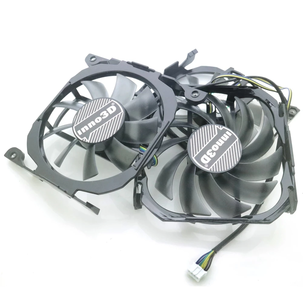 Ventilador VGA para placa gráfica de resfriamento, 4 fios, 4pin, Inno3D, GTX760, 670, GTX680, GTX660ti, CF-12915S, DC12V, 0.35A, 85mm, 75mm