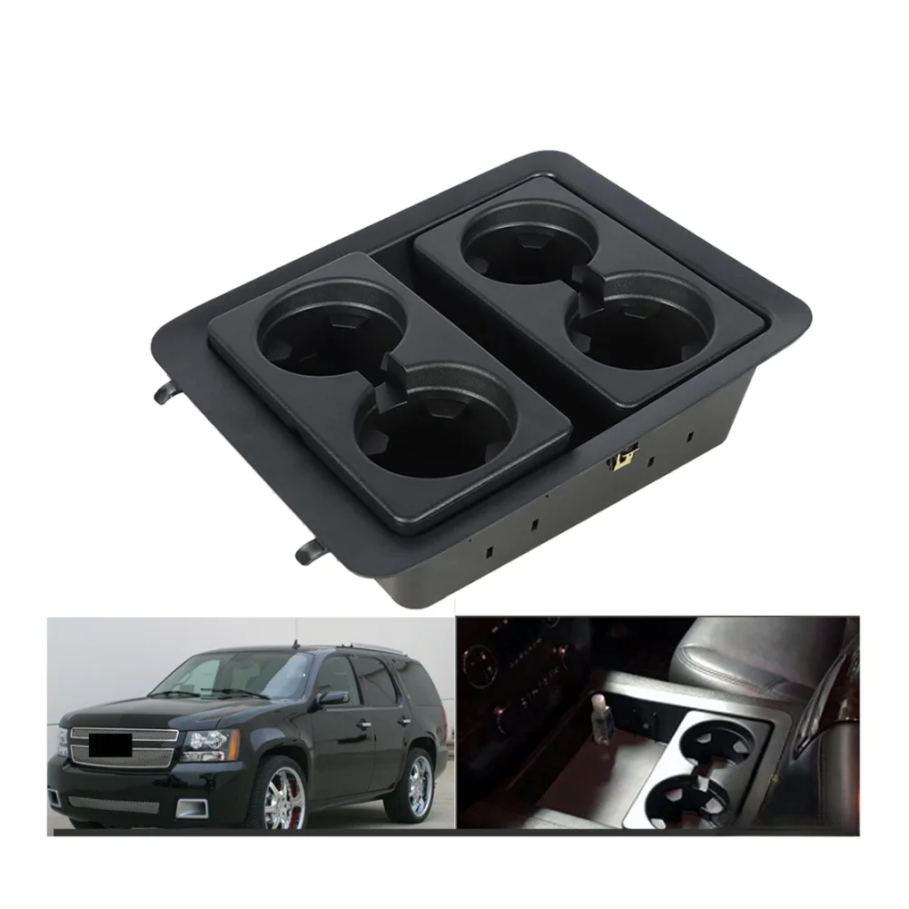 Car Interior Cup Holder Truck Organizer Black Console Cup Holder Single Or Double Cup Option Additional Small-item Storage