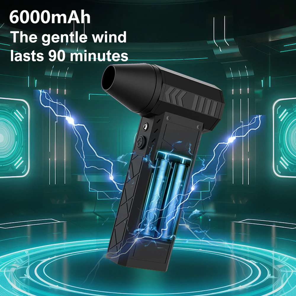New 180000RPM Mini Turbo Jet Fan Electric Air Duster Adjustable wind speed Turbo Violent Blower Rechargeable For PC Car Cleaning
