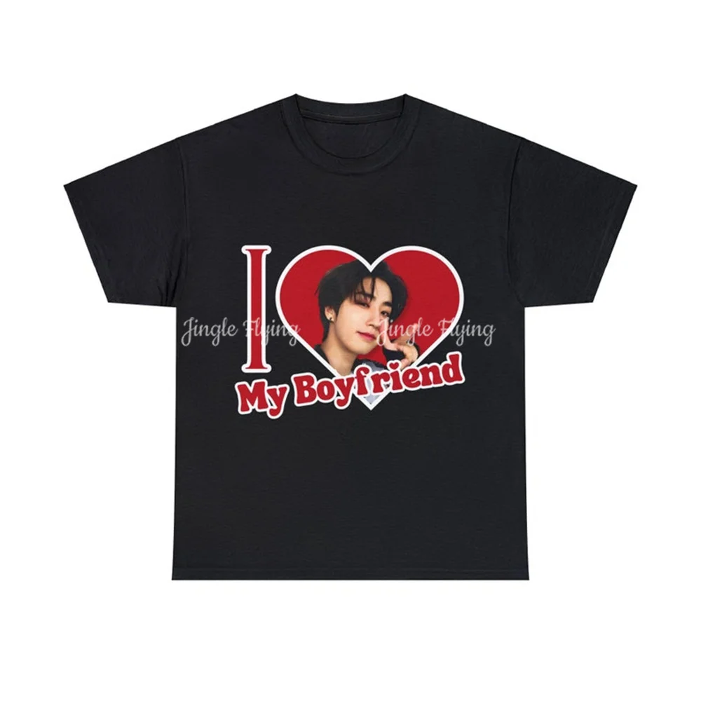 Han I Love My Boyfriend TShirt Skz Han Jisung Photo Gift Ideas For Kpop Fans Stays Birthday Gift And Concert