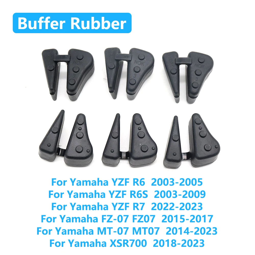 For Yamaha YZF R1 R6 R6S R7 FZ1 FZ6 FZ07 MT07 2003-2024 Motorcycle Sprocket Hub Damper Rear Wheel Drive Rubber Buffer Kit