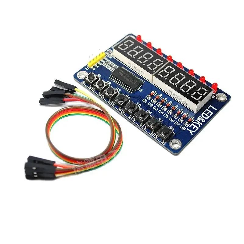TM1638 Taste/LED-Anzeigemodul (8stellige digitale Röhre\LED\Taste)