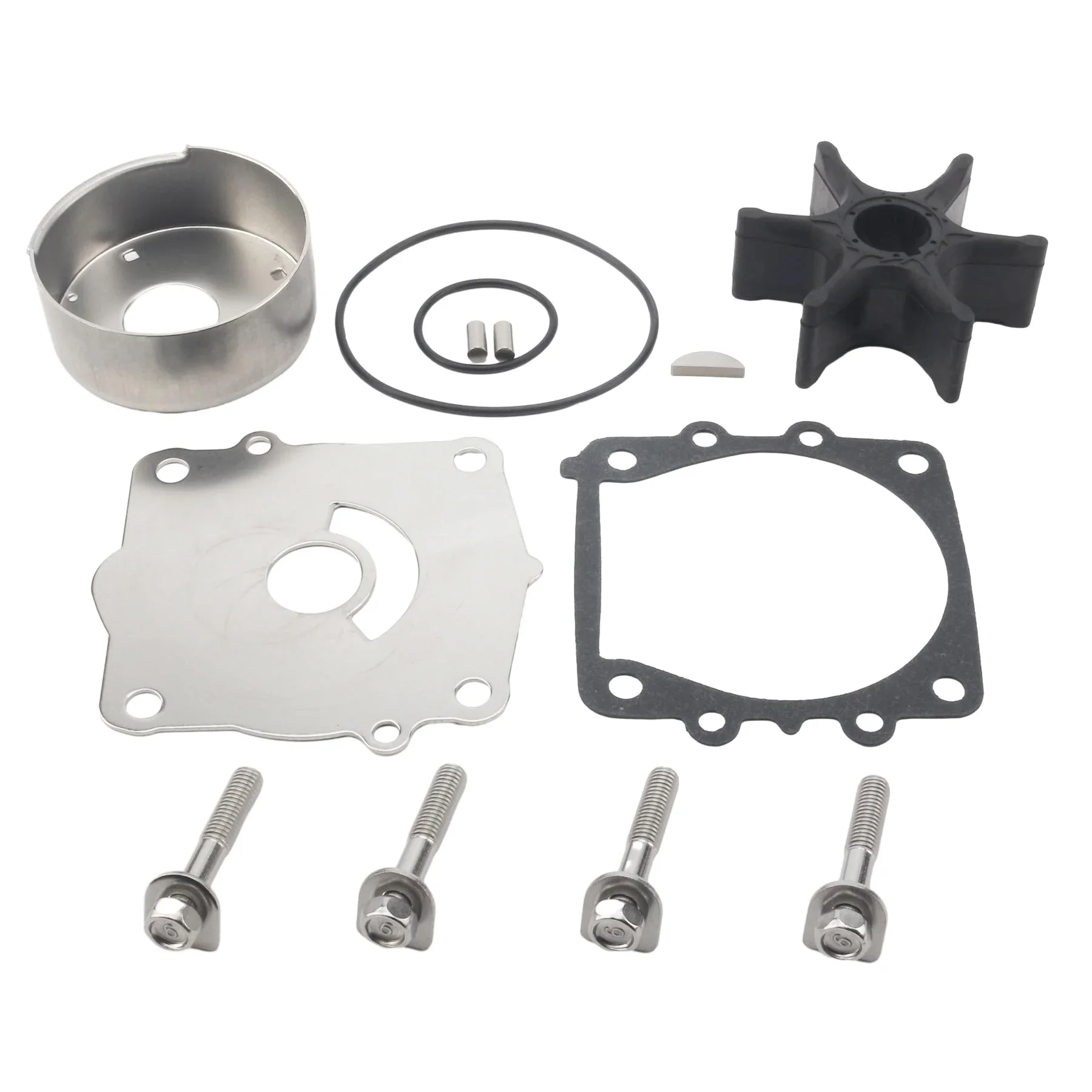 

68V-W0078-01 Water Pump Repair Service Kit for Yamaha 4 Str 75 90 115 HP F115 Outboard Boat Motor 68V-W0078-02