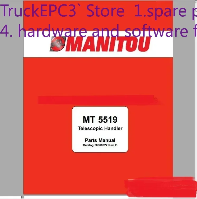 TruckEPC3 Manitou chariot élévateur USA ensemble complet pièces de modèle catalogue PDF