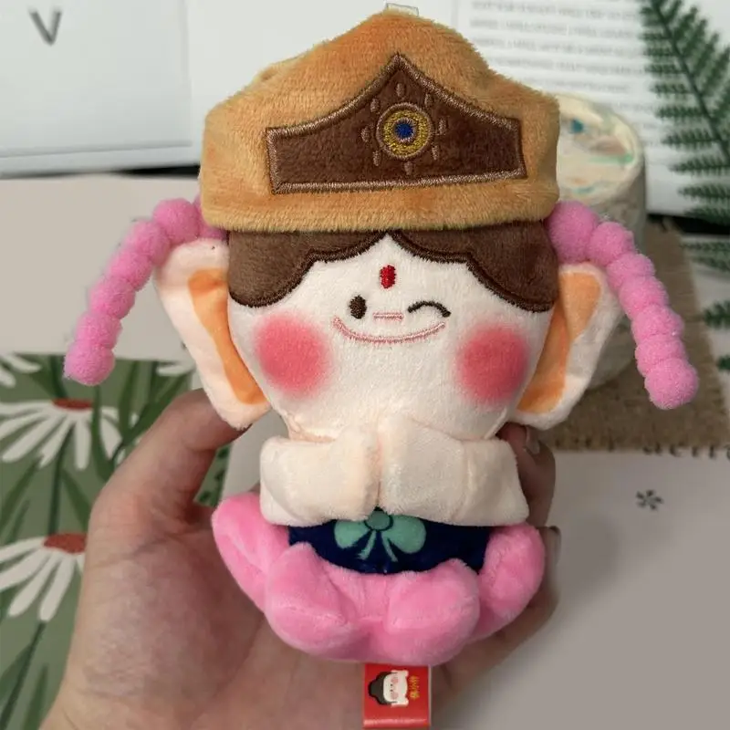 

Мультяшный Будда, плюшевый кулон, креативный Будда, плюшевая кукла, брелок, мягкая забавная плюшевая игрушка Будды, брелок для ключей, сумка, подвесная