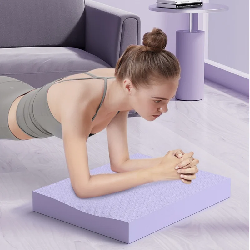 TPE Yoga Balance Pad Waist Trainning Ankle Knee Physical Balancing Fitness Sports Non-slip Soft Yoga Mat Block Pilate Foam Plate