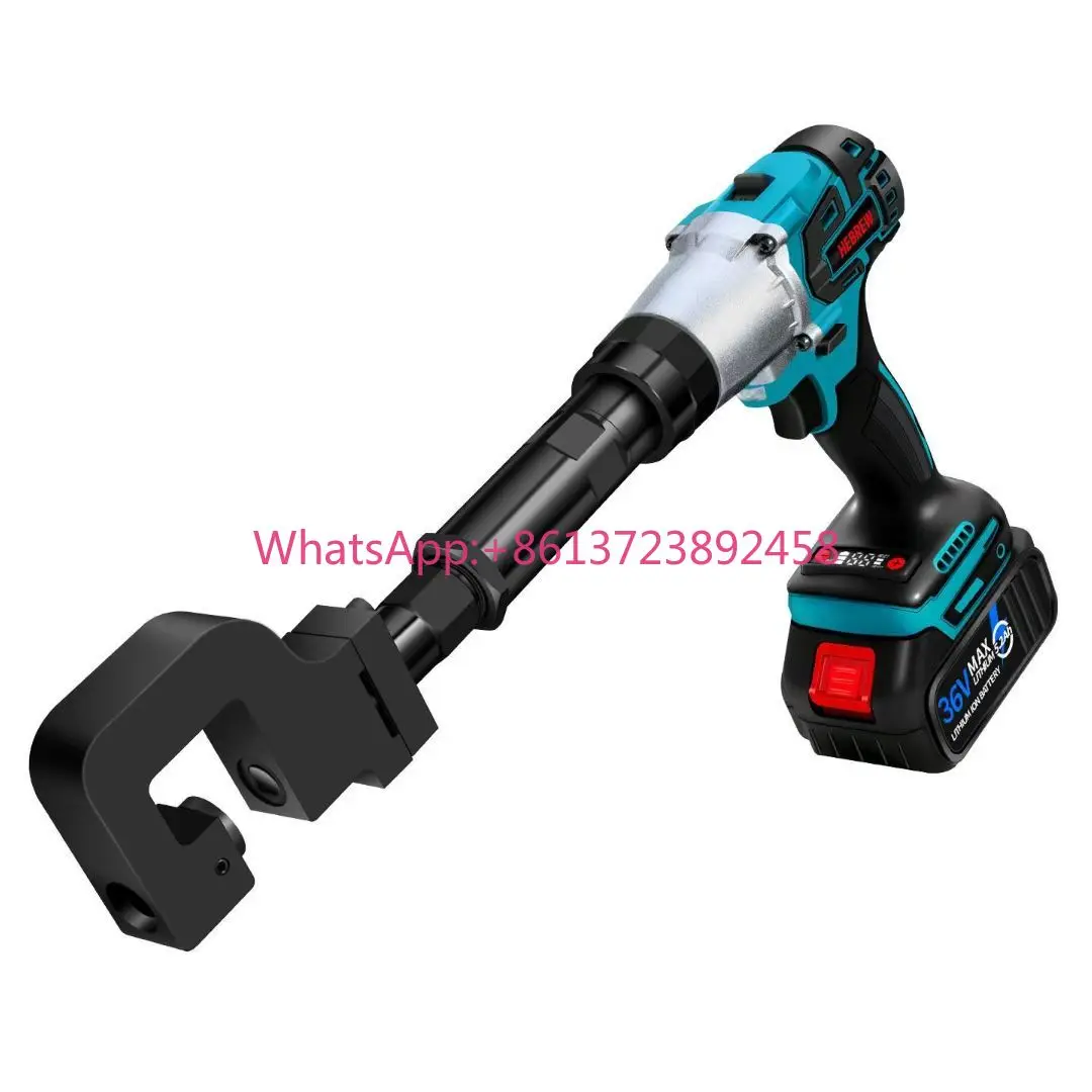 Electric Hydraulic Lithium Battery C-Steel Hole Puncher Crimping Purlin Bridge Guardrail Punching Machine Roof Engine Bearing
