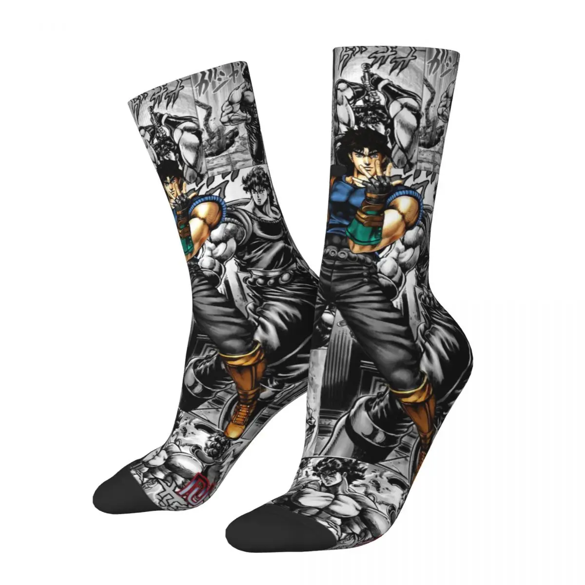 Jojo Bizarre Adventure Men and Women printing Socks,Windproof Applicable throughout the year Dressing Gift