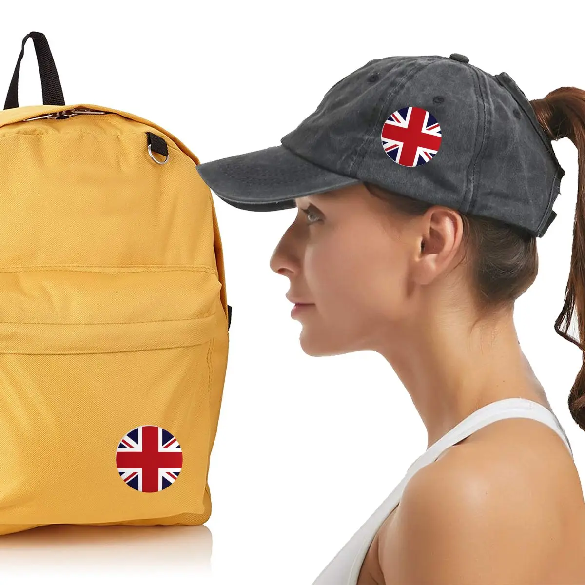 دبابيس مع علم المملكة المتحدة للولايات المتحدة الأمريكية ودبابيس للملابس ودبابيس للملابس وأزرار وبروش وهدايا للحبيبة #4