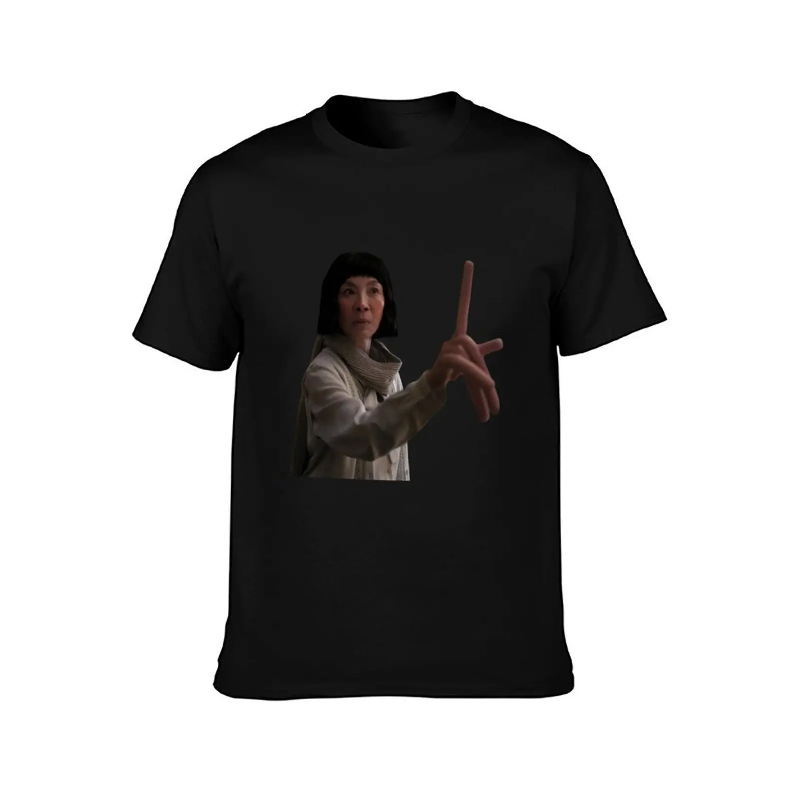 Everything Everywhere All At Once Evelyn Wang Hotdog Fingers T-Shirt Worker Basic Short Sleeve Tee T-Shirt