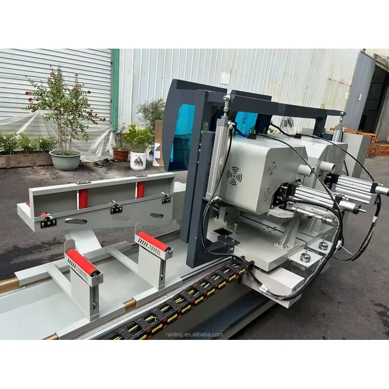 Window and Door Making Machine Miter Saw Double Header 600mm Aluminium Cnc Double Head Saw