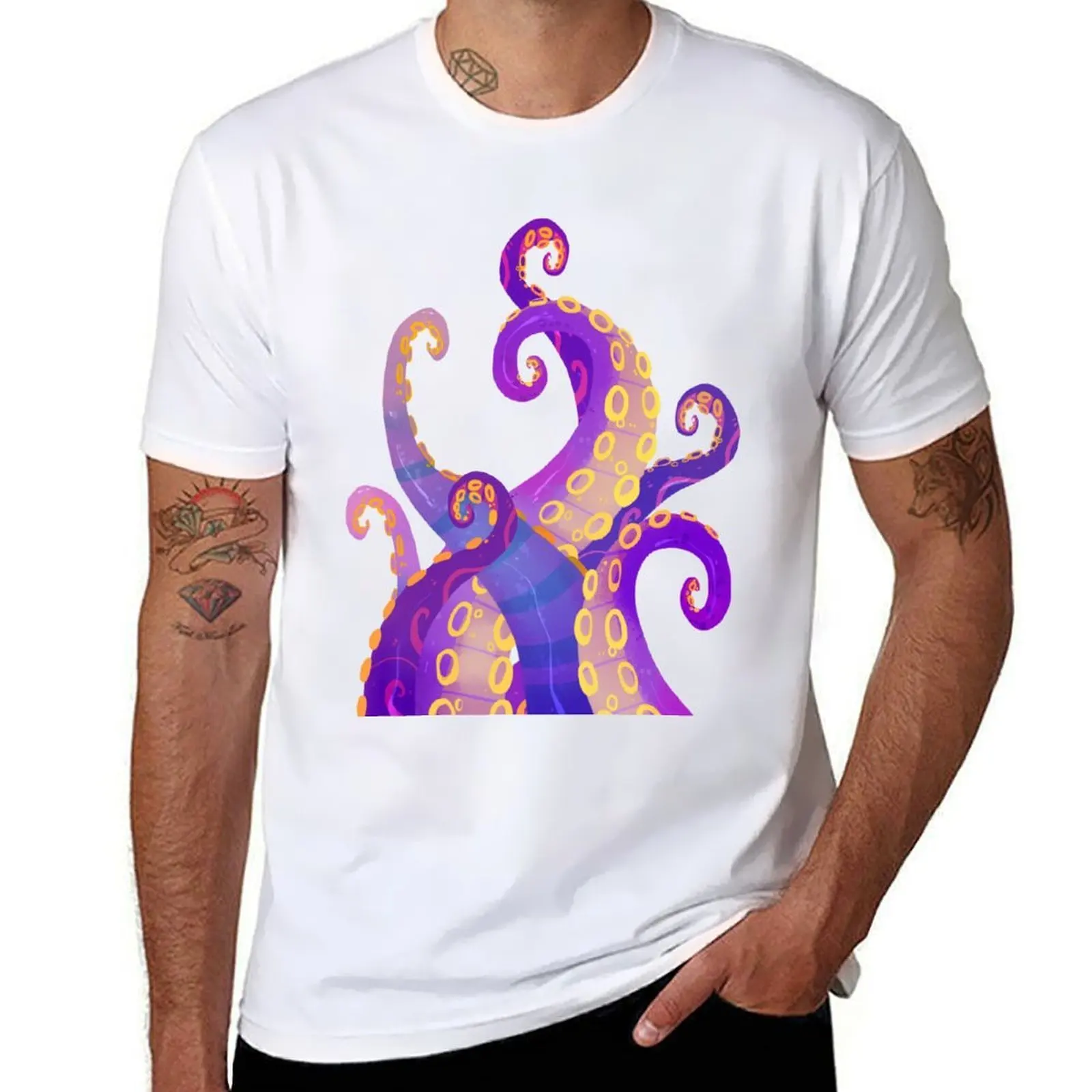 

Tentacles T-Shirt man t shirt summer man t shirt cotton T-Shirt