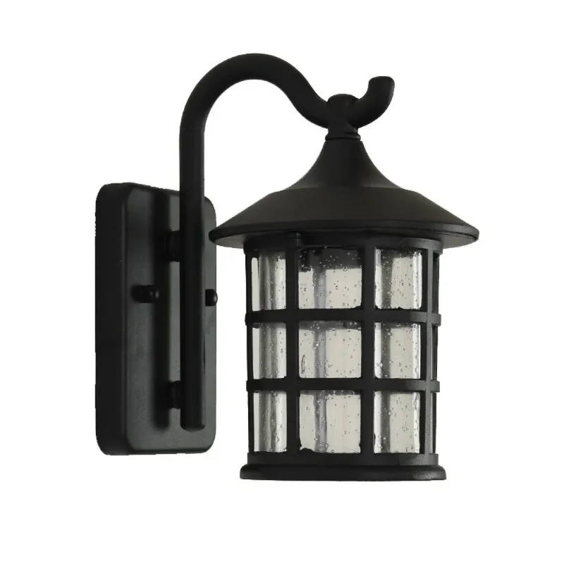 Rustic Iron Waterproof Outdoor Wall Lamp Vintage Kerosene Lantern Street Light Industrial Wall Sconce For Bar Coffee Shop ZM1110