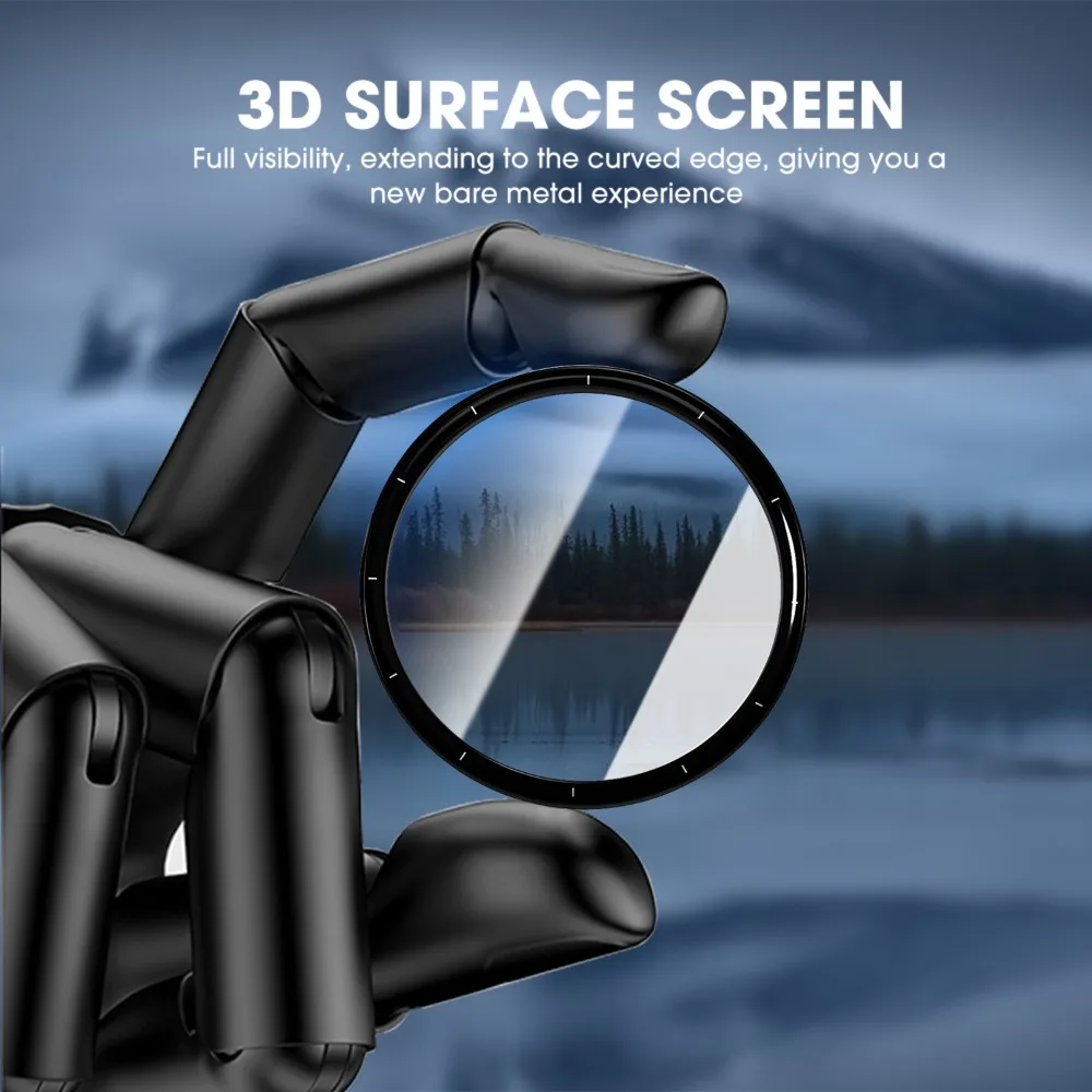 1-3 Stes Easy To Install for Huawei Watch 5 42mm 46mm Positioning Films Flexible PMMA Screen Protectors with Locator Scraper