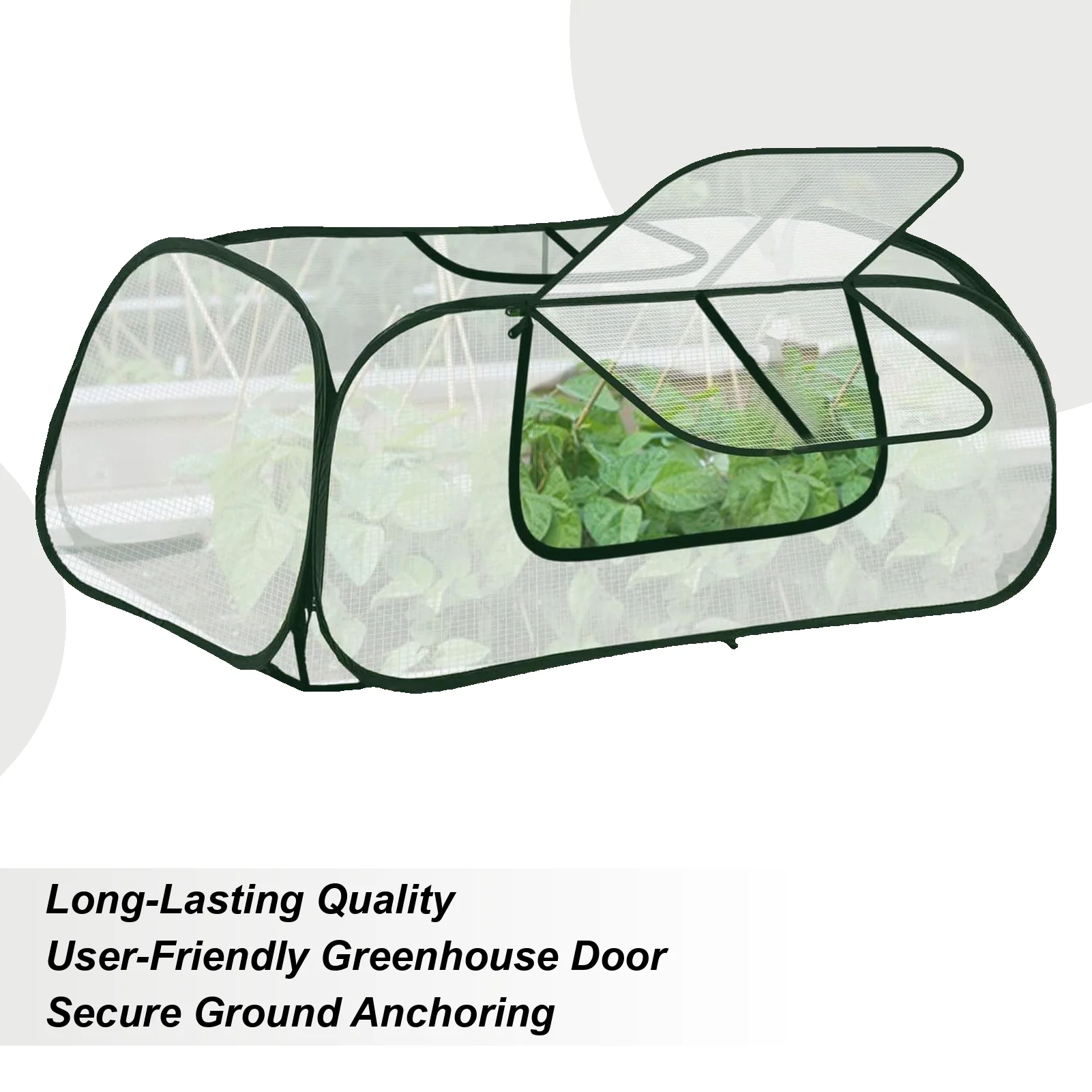 

Portable Green House Small Portable Protector 45x 21.6inch Flower Accelerator Tents For Vegetable Seedling Flower Gardening