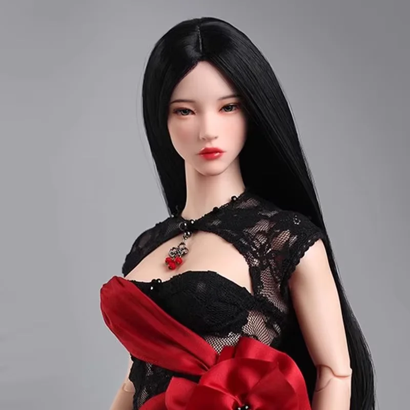 새로운 BJD 인형 1/4 아름다운 여성 미호 메이크업 헤드 고품질 레진 장난감 선물 천사 인형, 관절 인형 제공