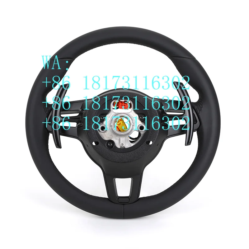 Factory Discounts Without Button Full Leather Volante Steering Wheel Cayenne 958 958.2 Panamera 970 971 Macan 95B Cayman 981 982
