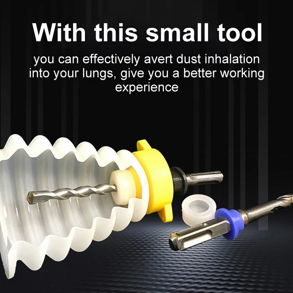 

Силиконовая масштабируемая дрель, пылезащитный чехол, ударная дрель, пылесборник, украшение для дома, электрическая ударная дрель, пылесборник, дрель