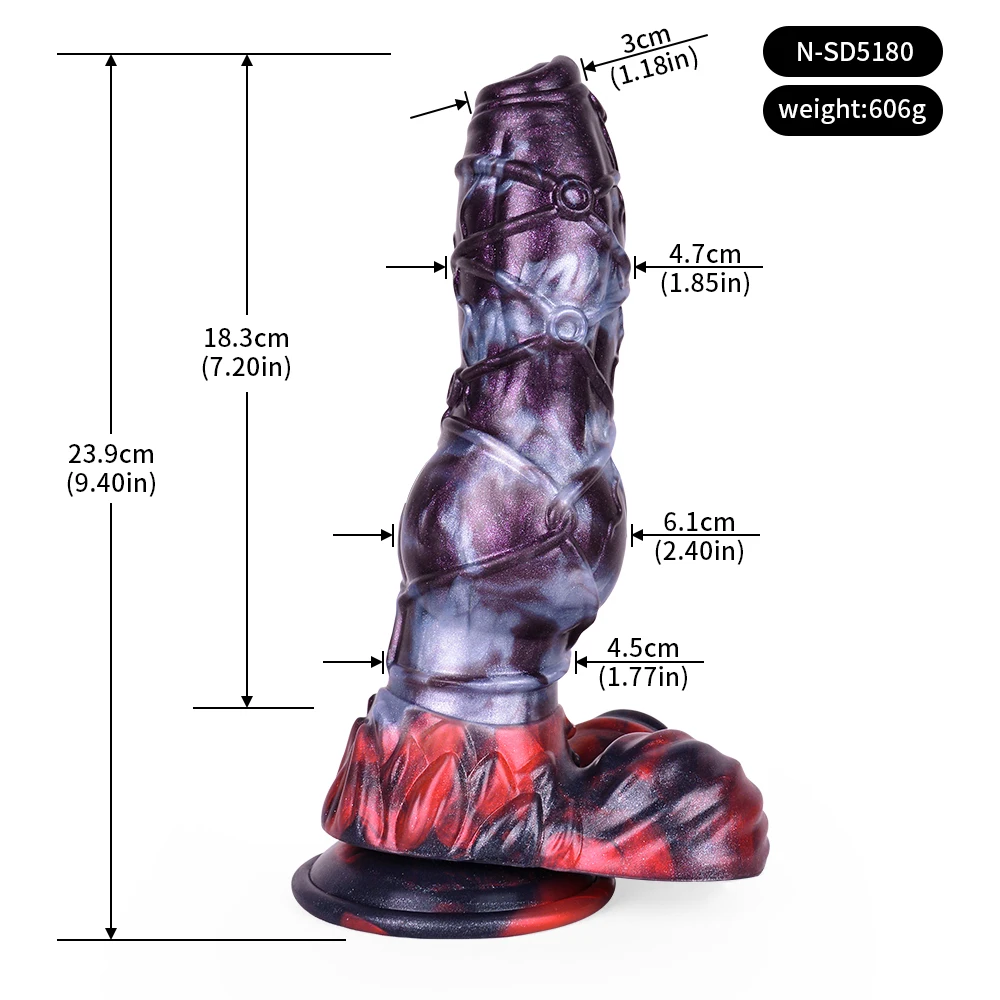 FAAK Silicone Fantasy Dog Knot Dildo With Sucker Large Penis Anal Plug  Sex Toys For Women Men Female Masturbator Big Dong