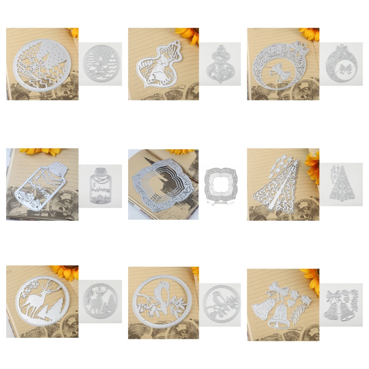 Decoration Christmas Metal Cutting Dies for Scrapbooking New Arrival Die Cutters for Scrapbooking Making Craft Cutting Templates
