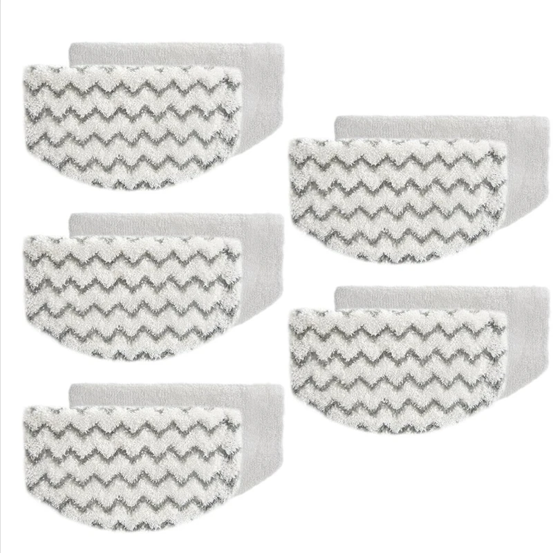 10Pack 1940 Steam Mop Pads For Bissell Powerfresh Steam Mop 1806 1544 1440 2075A 2685A Series, Microfiber Washable