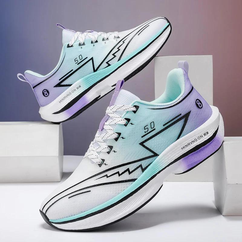 

Мужские повседневные спортивные кроссовки с карбоновой пластиной, амортизирующие, легкие, нескользящие, унисекс, для тренировок