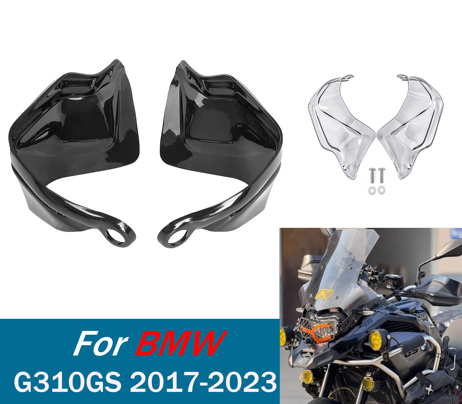 

For BMW G310 GS R 2017-2023 G 310GS Model Motorcycle Handguard Shield Hand Guard Protector Windshield Accessories ﻿