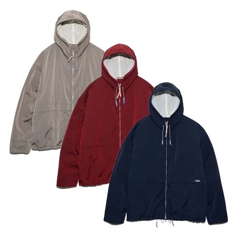 NANAMICA 24SS Zip Up Wind Coat Waterproof Metal Nylon Outdoor Jacket for Men and Women