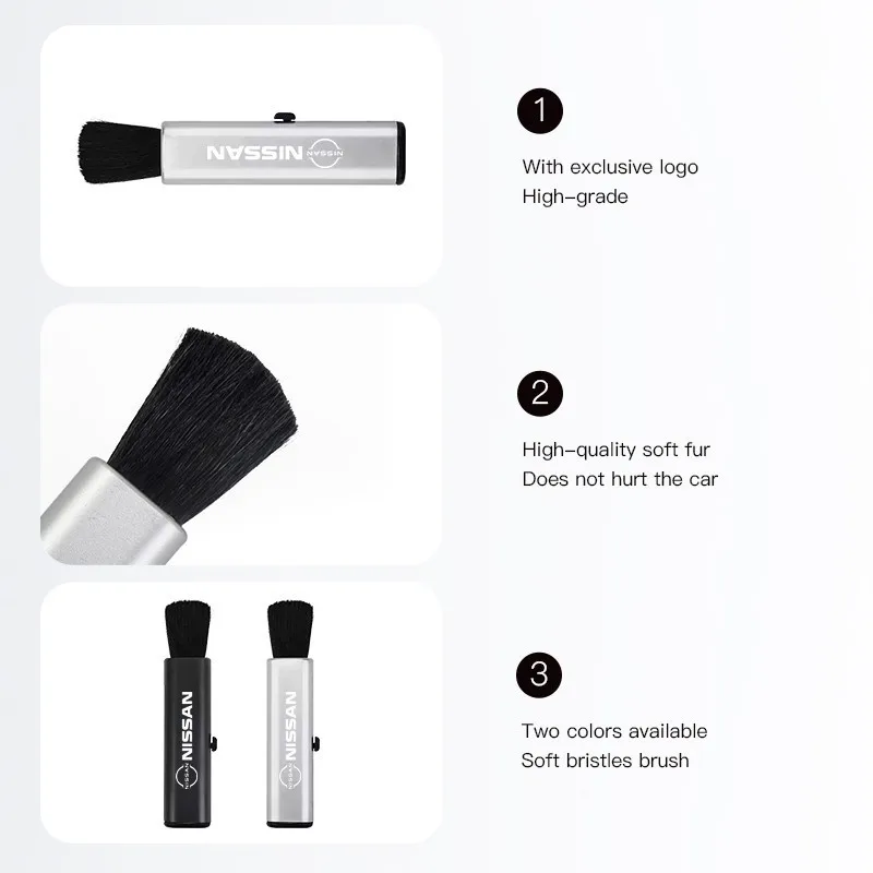 فرشاة تنظيف السيارة القابلة للسحب أدوات تنظيف وحدة التحكم المركزية لنيسان X-trail قاشقاي نوت جوك سنترا باترول نافارا ميكرا