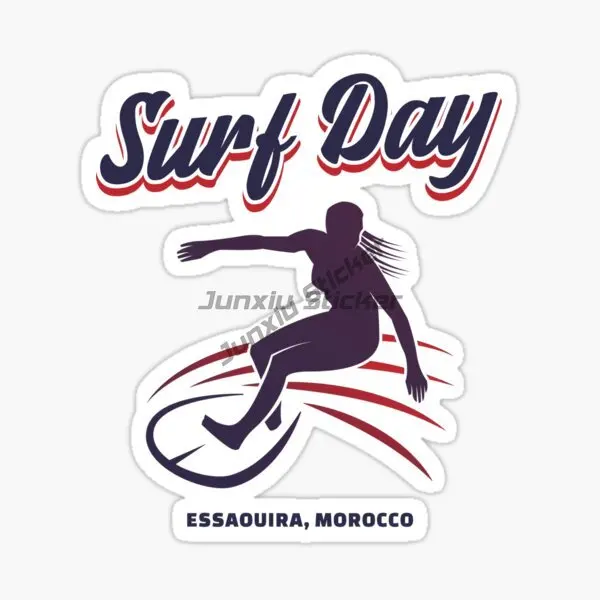 Morocco ESSAOUIRA PVC Car Sticker Coat of Vinyl Self-adhesive Car Decals for Motorcycle Helmet Camper Accessories Decor