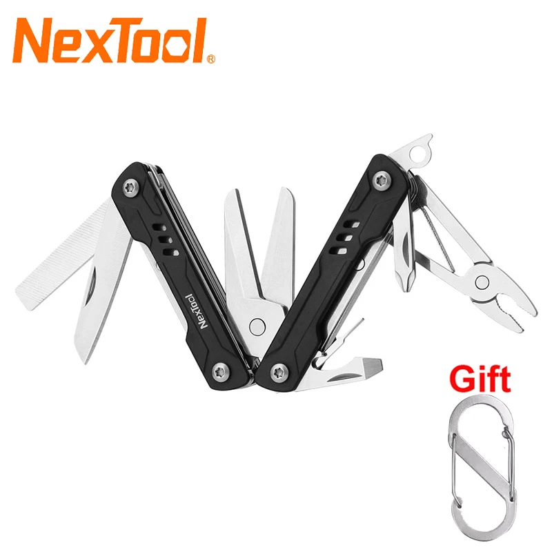 

NexTool Mini Sailor Scissors Version 10 in 1 Multitools Mini Multi Function Pliers Tools Pliers Pocket Knife Outdoor EDC Tools