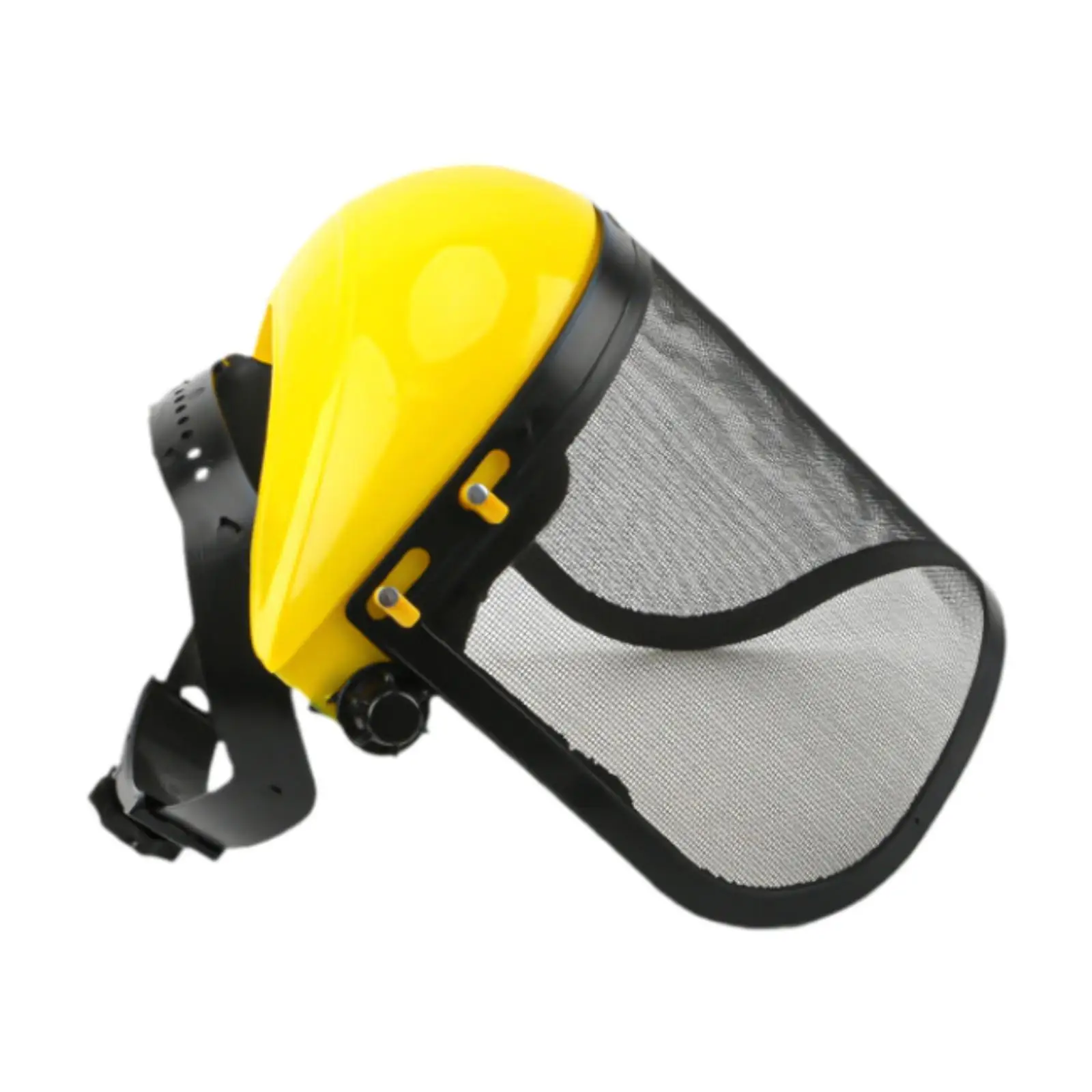 Forest Trimming Hard Hat Mesh Face Shield for Gardening Universal Professional Lightweight Versatile Face Guard Adjustable