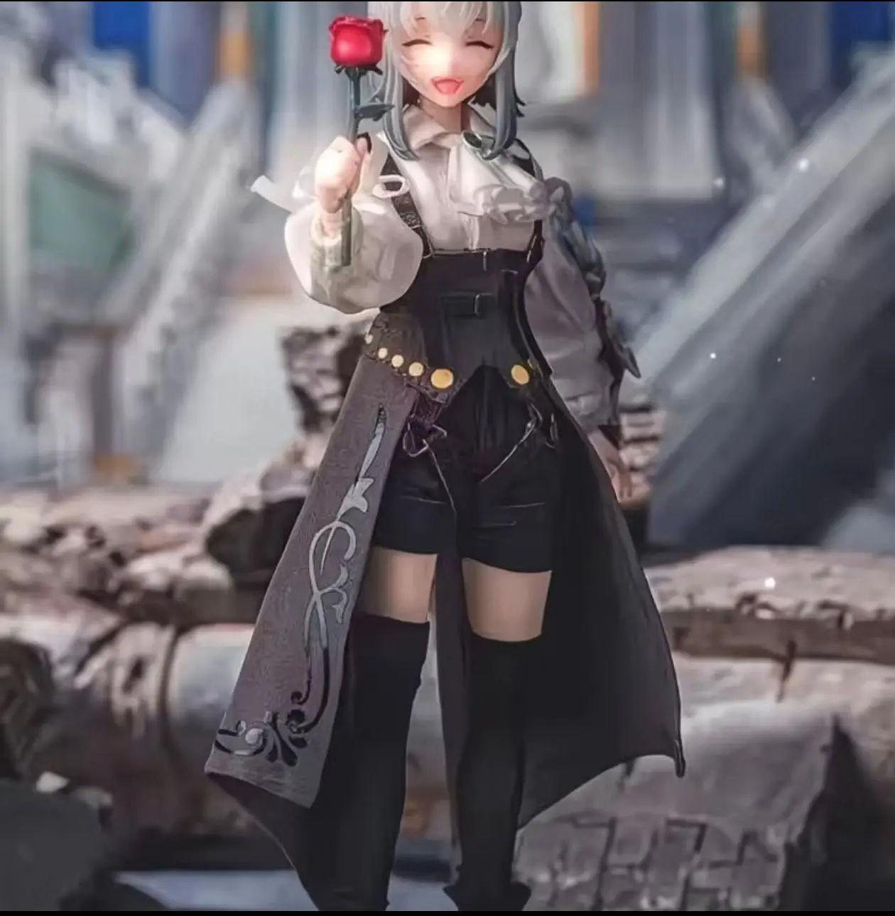 

IN STOCK Original HASUKI Rose Knight Gloria PA008 1/12 Pocket Art Mobile Suit Girl PVC Action Figure Collectible Gift