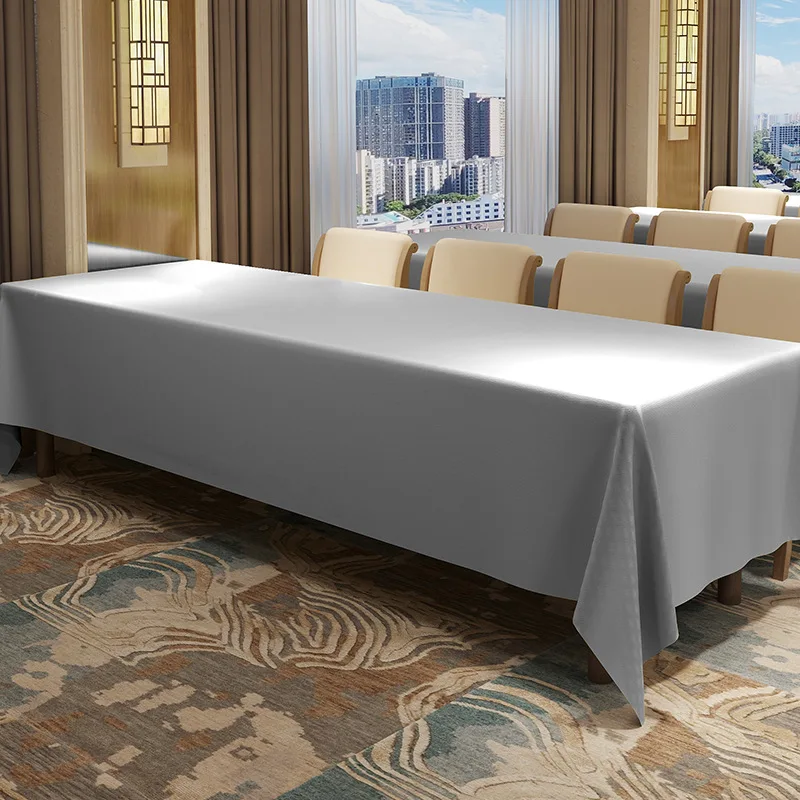 shuibei L Hotel Exhibition Living Room Office Business Meeting Long Waterproof Rectangular Light Luxury Tablecloth