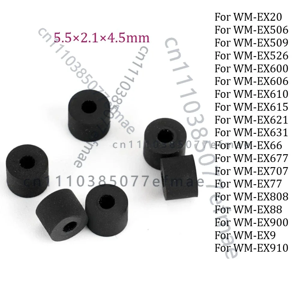 2PCS 5.5×2.1×4.5mm Tire Belt Loop Rubber Ring For Cassette Deck Tape Recorder