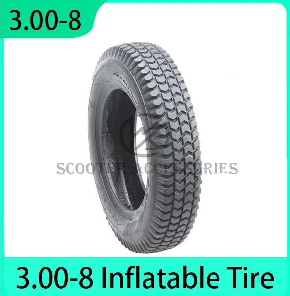 Pneu 3.00-8 de haute qualité 300-8 pneu de Scooter et chambre à air pour la mobilité s 4PLY Cruise Mini moto