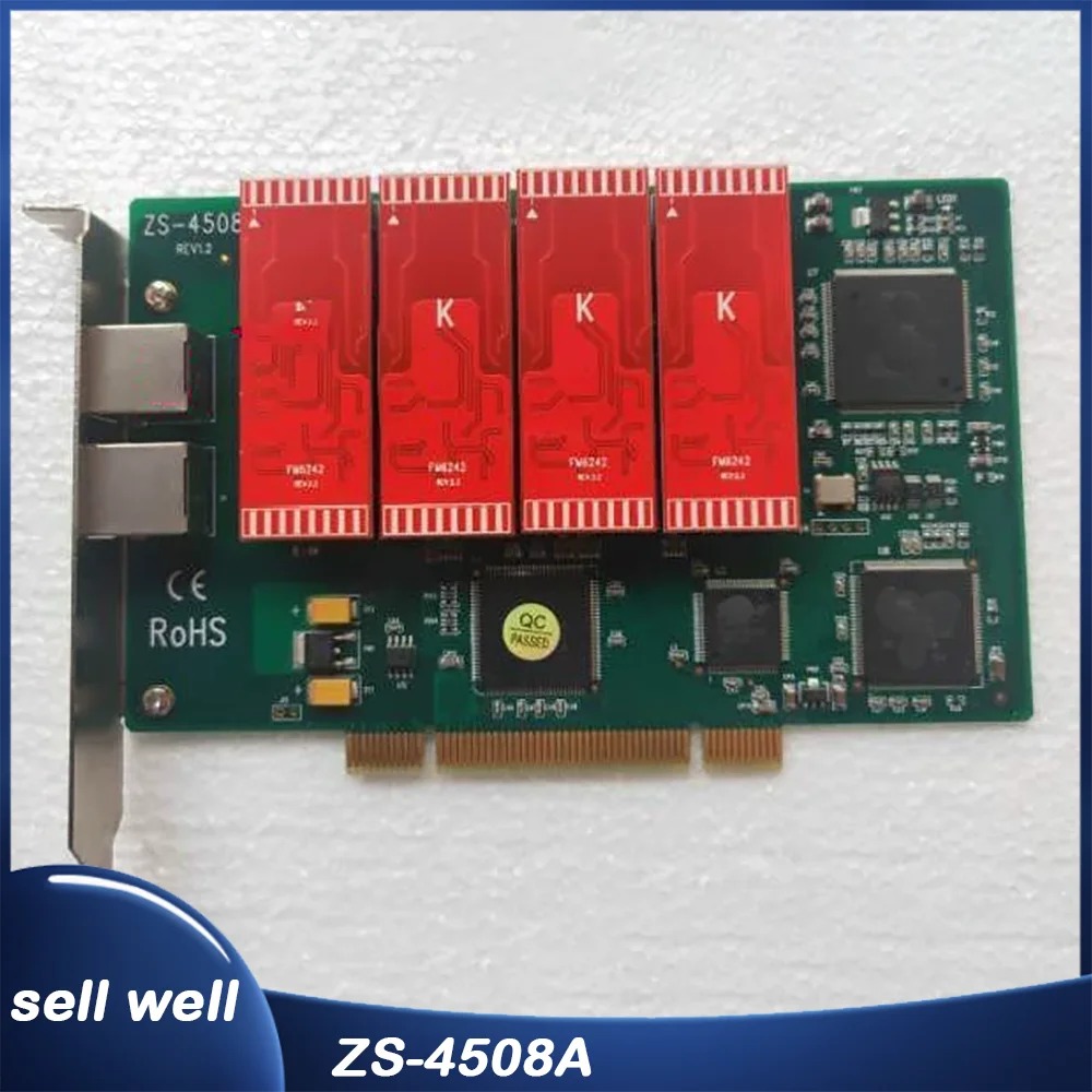 8-channel 1G telephone recording card ZS-4508A