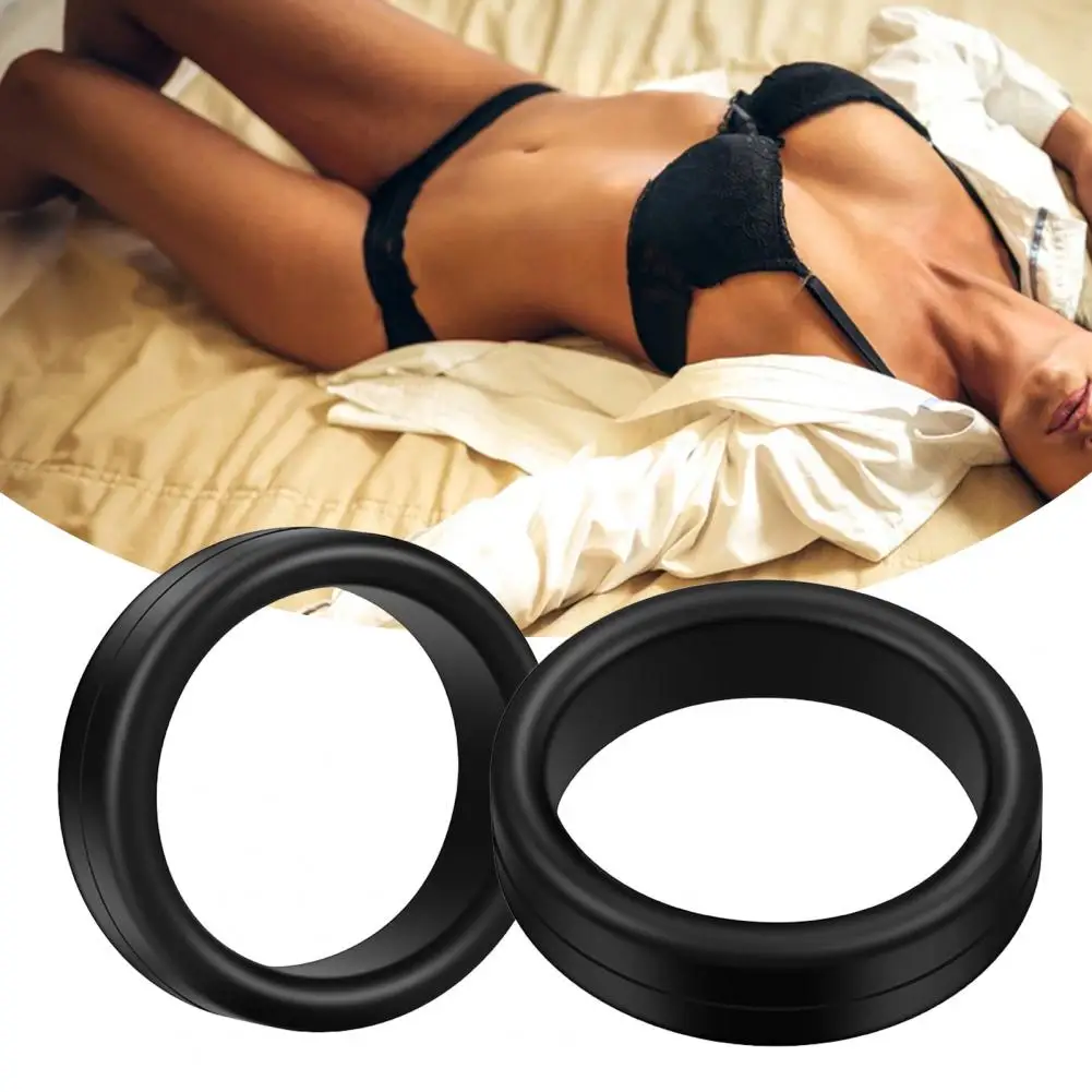 Cock Ring Prolong Intercourse Time Foreskin Ring Hygienic Silicone Delay Ejaculation Lock Ring Penis Delay Ring for Male