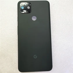 Back Cover For Google Pixel 5A Pixel5A 5G  Housing Rear Door Phone Repair Replace Battery Case + Camera Glass