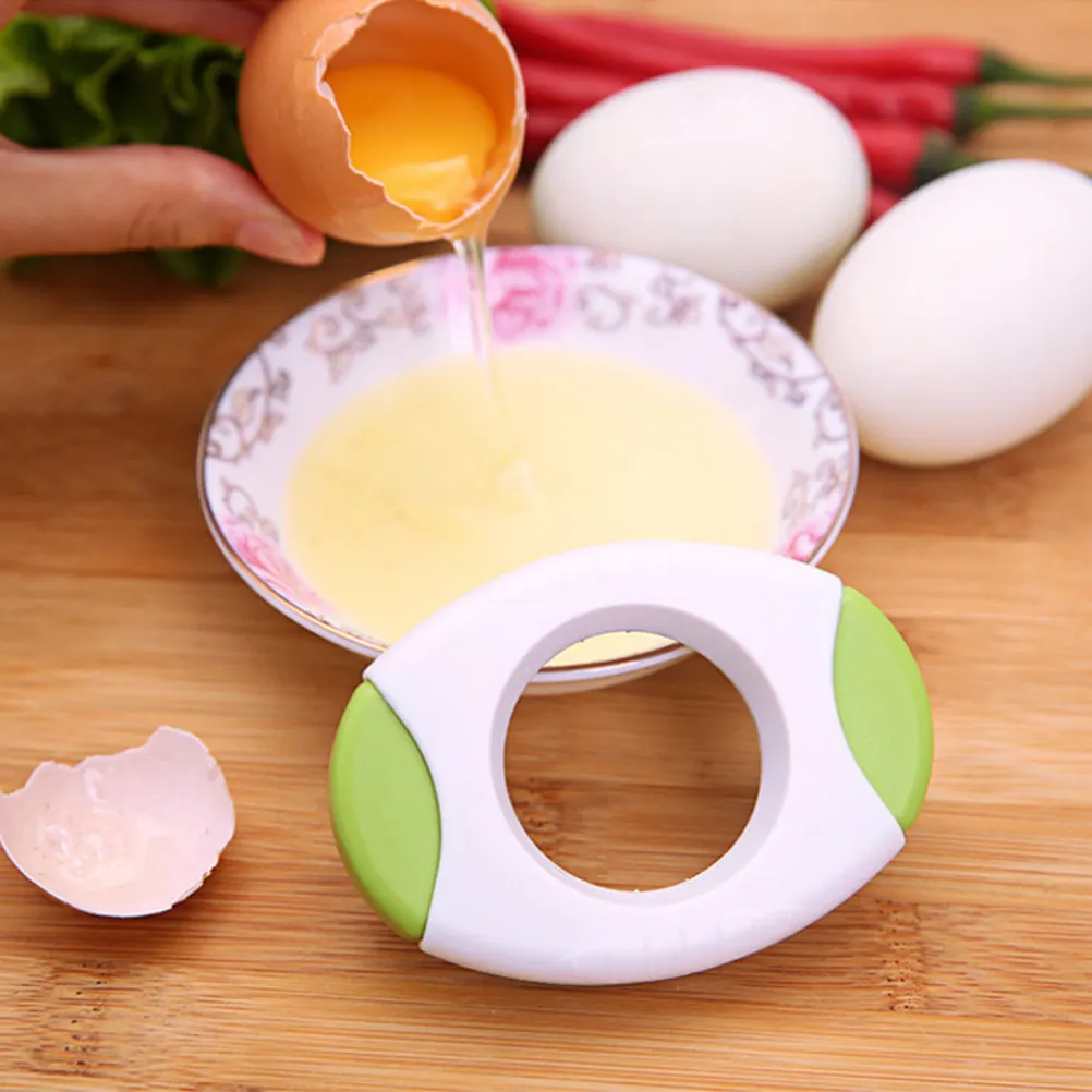 Kit de 3 Herramientas para Abrir, Cortar y Pelar Huevos Cocidos, Utensilio de Cocina con Diseño de Borde Liso para Remover la Cáscara