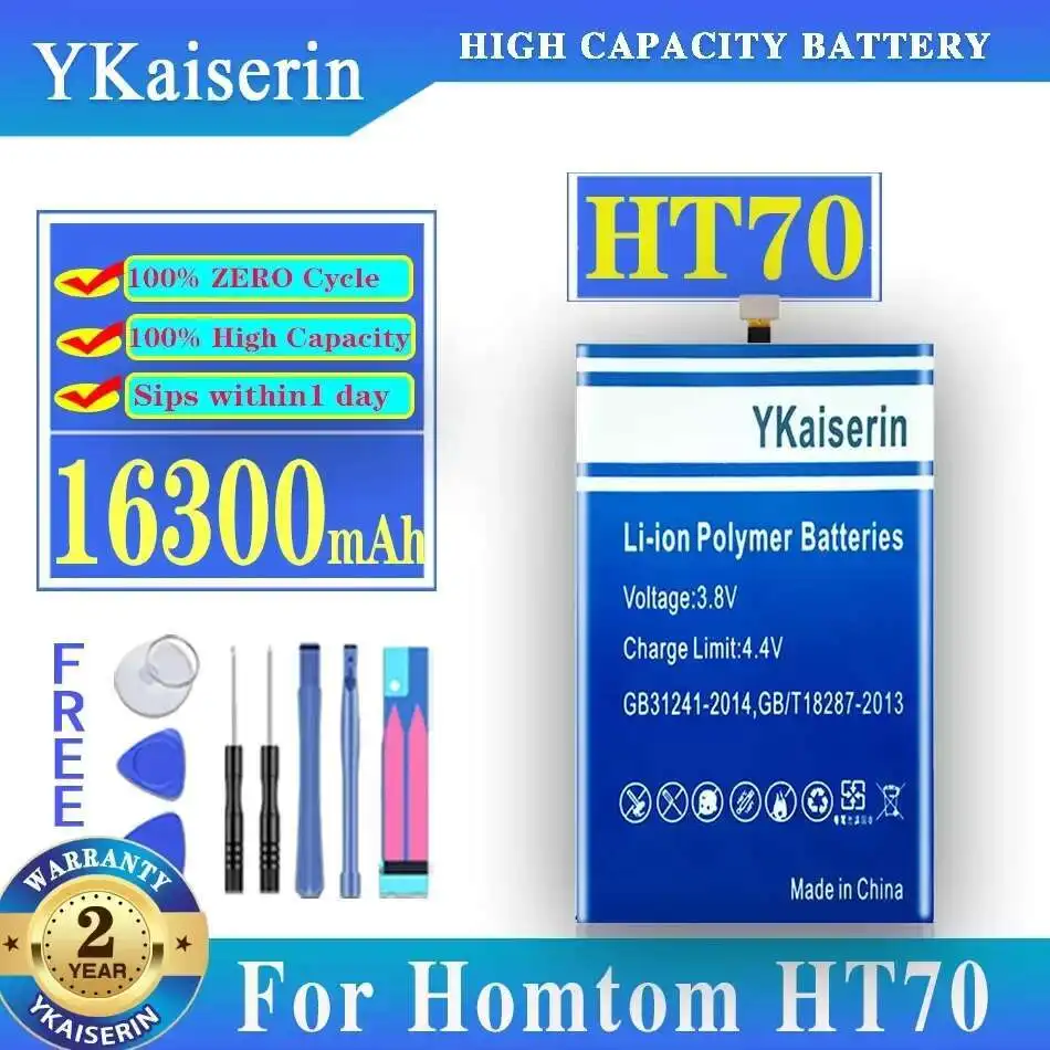

Аккумулятор для мобильного телефона массивной емкости 16300 мАч для Homtom HT70 HT70