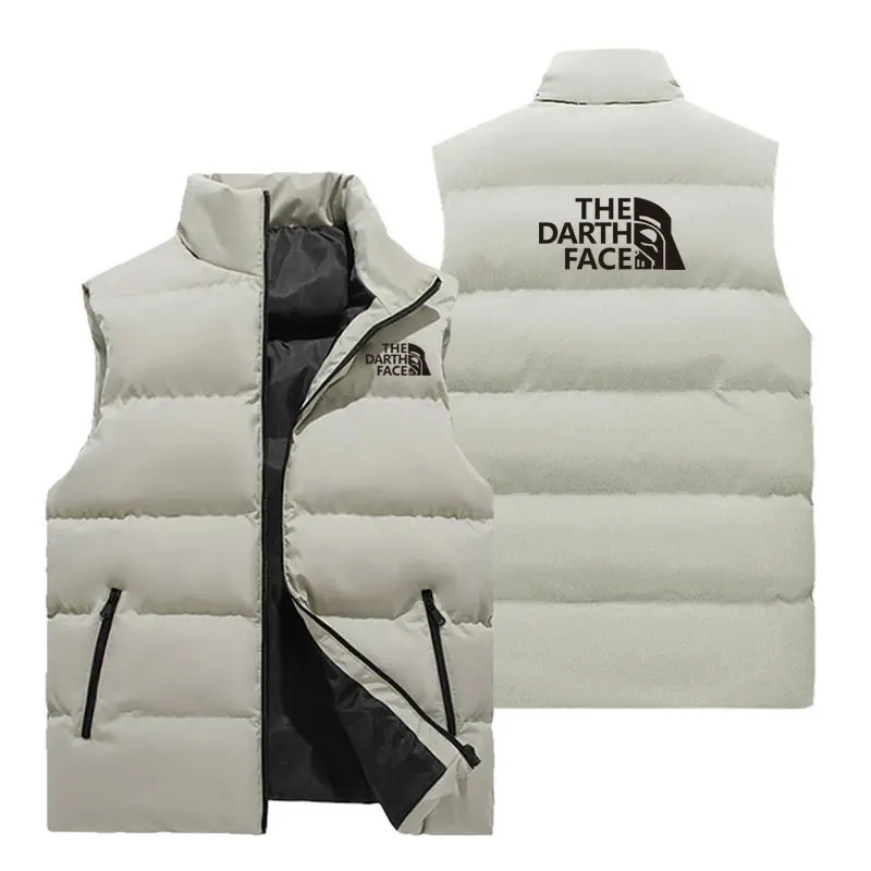 

Mens Vest Jacket Warm Sleeveless Jackets Winter Waterproof Zipper Coat Autumn Stand-up Collar Casual Waistcoat Brand Clothing