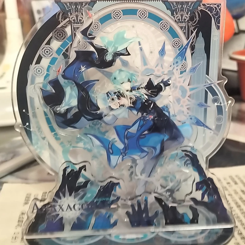 11cm Game  Anaxa Anaxagoras Acrylic Stand Phainon Figure Display Anime Collection Desk Decoration Ornament Gift