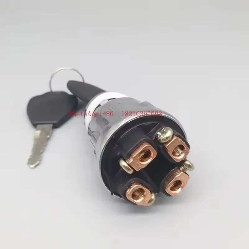 2026GOOD 2026 NEW Start Switch, Pure Copper Foot Ignition Lock Key, Agricultural Vehicle Ignition Switch JK423JK404