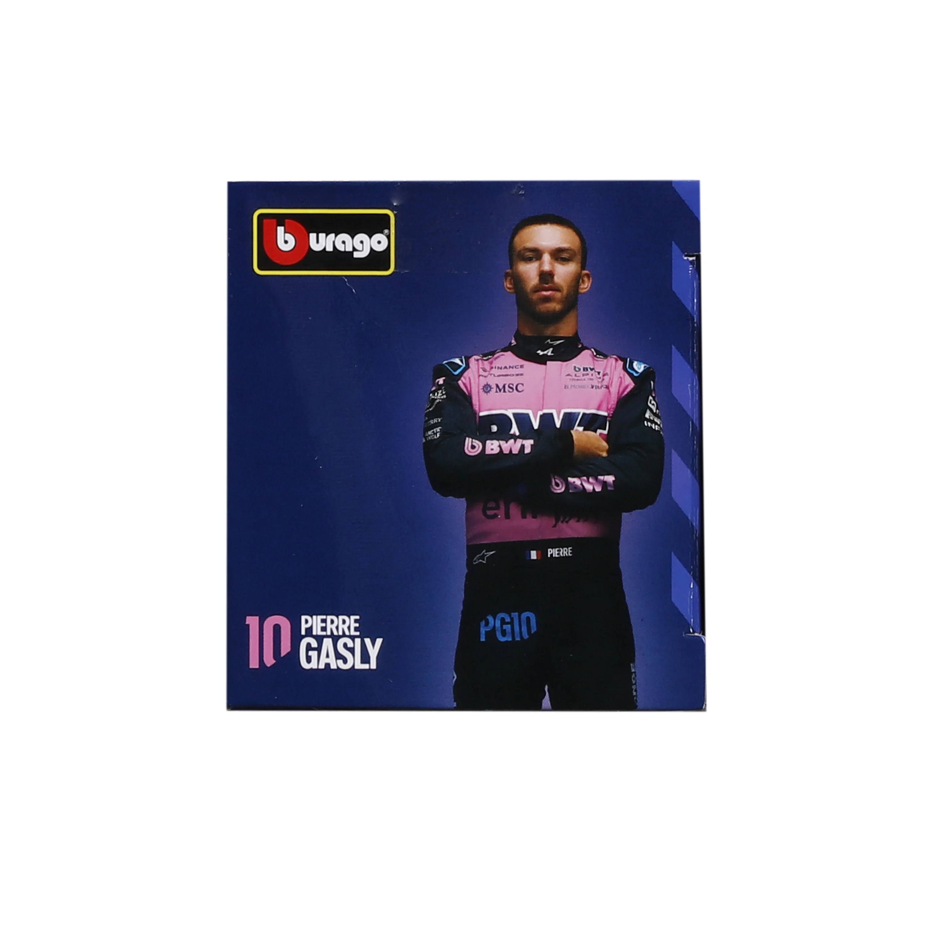 Bburago 1:43 2025 F1 BWT فريق Alpine Formula One # 10 بيير جاسلي # 43 لعبة مجسمة مصنوعة من خليط معدني من فرانكو كولابينتو قابلة للتجميع #5