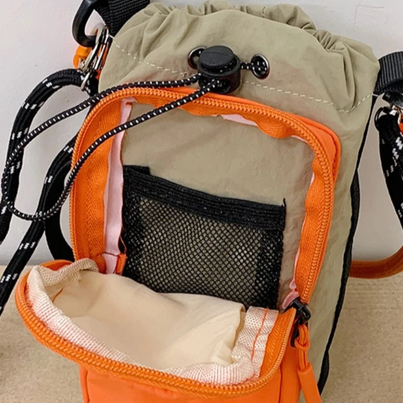 Color Block Nylon Crossbody Bag 5