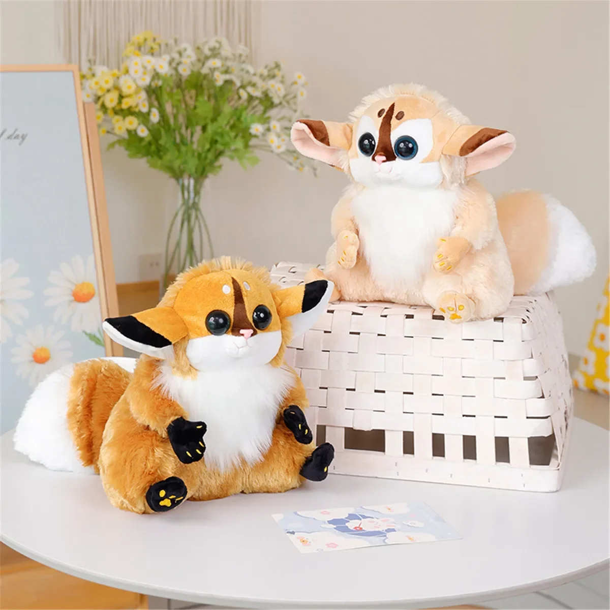 22cm schöne Simulation Lemur flauschige Spielzeuge Plüsch Anime Spielzeug Kawaii Tiere Peluche echte Tier puppe Home Dekoration Geburtstag