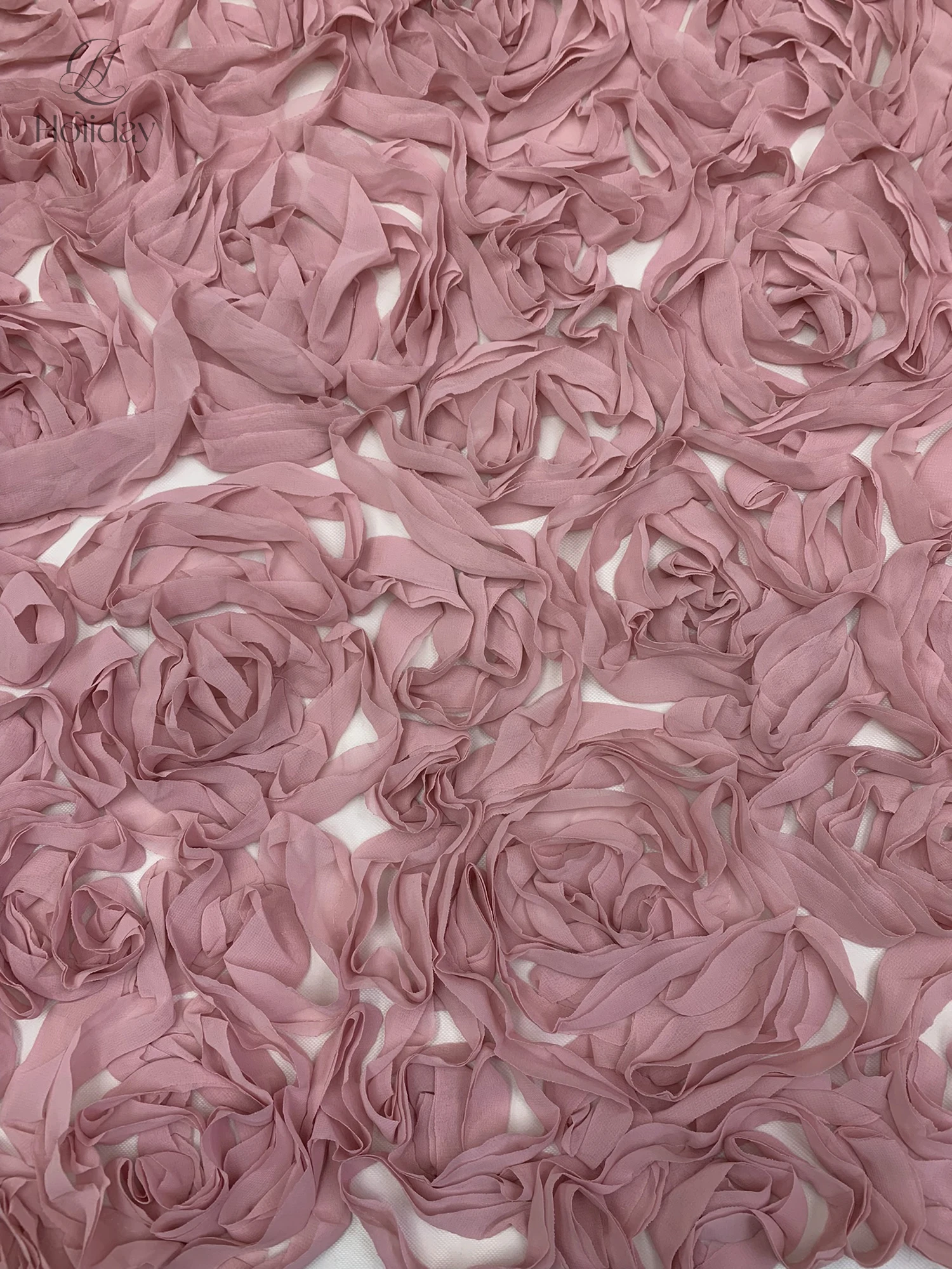 Высококачественная шифоновая ткань с 3D цветами, серебряными блестками и вышивкой бисером для роскошного свадебного платья, вечернего платья своими руками